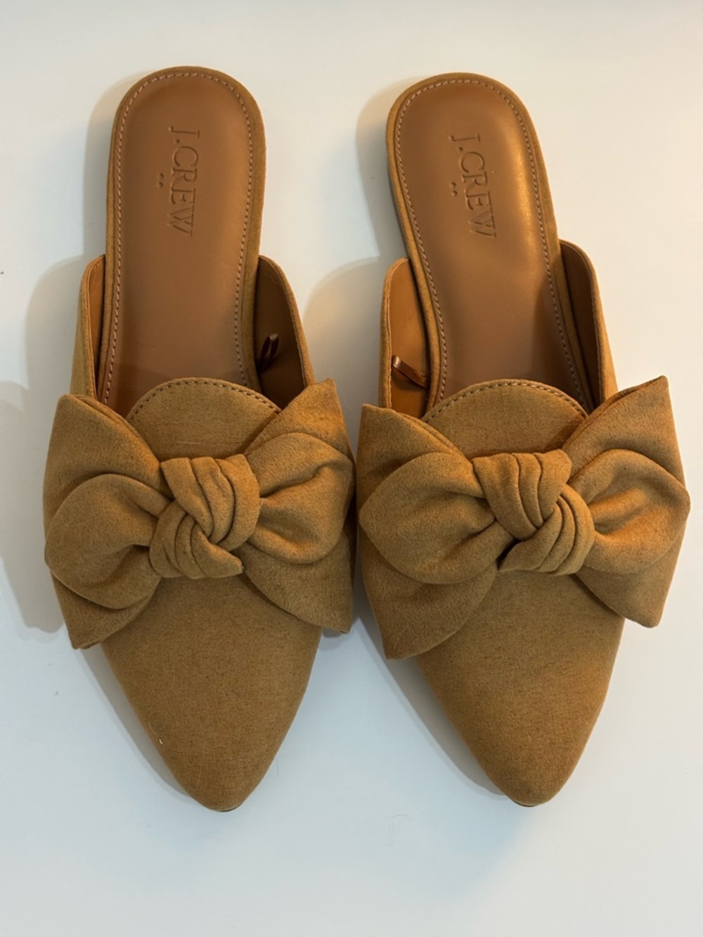 J. Crew Faux Suede Mules